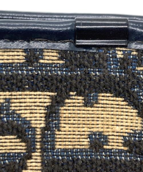 Dior（ディオール）Dior (ディオール) トロッターワンショルダーバッグ ネイビー×アイボリーの古着・服飾アイテム