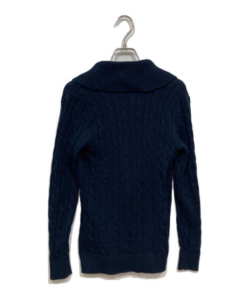 LAUREN RALPH LAUREN（ローレン ラルフ ローレン）LAUREN RALPH LAUREN (ローレン ラルフ ローレン) ケーブルニット ネイビー サイズ:xsの古着・服飾アイテム