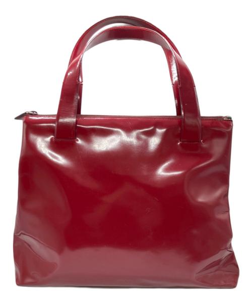 PRADA（プラダ）PRADA (プラダ) トートバッグ レッドの古着・服飾アイテム