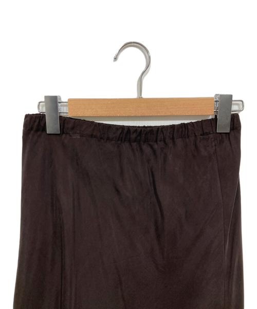 JOURNAL STANDARD（ジャーナルスタンダード）JOURNAL STANDARD (ジャーナルスタンダード) シルキーキュプラバイアススカート ブラウン サイズ:40の古着・服飾アイテム