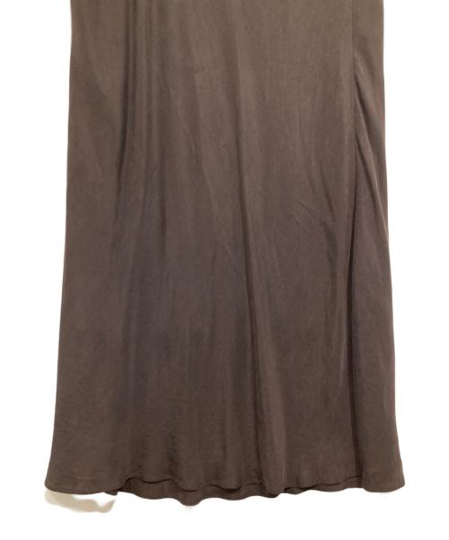 JOURNAL STANDARD（ジャーナルスタンダード）JOURNAL STANDARD (ジャーナルスタンダード) シルキーキュプラバイアススカート ブラウン サイズ:40の古着・服飾アイテム