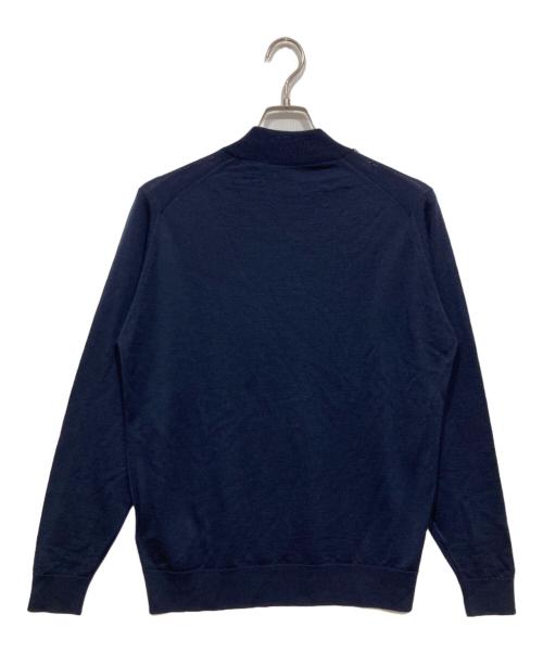 JOHN SMEDLEY（ジョンスメドレー）JOHN SMEDLEY (ジョンスメドレー) モックネックニット / KILDAY 30G MODERN FIT ネイビー サイズ:Mの古着・服飾アイテム