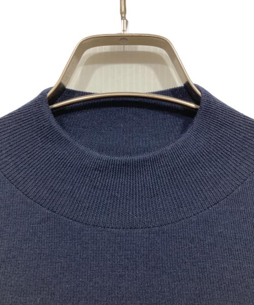 JOHN SMEDLEY（ジョンスメドレー）JOHN SMEDLEY (ジョンスメドレー) モックネックニット / KILDAY 30G MODERN FIT ネイビー サイズ:Mの古着・服飾アイテム