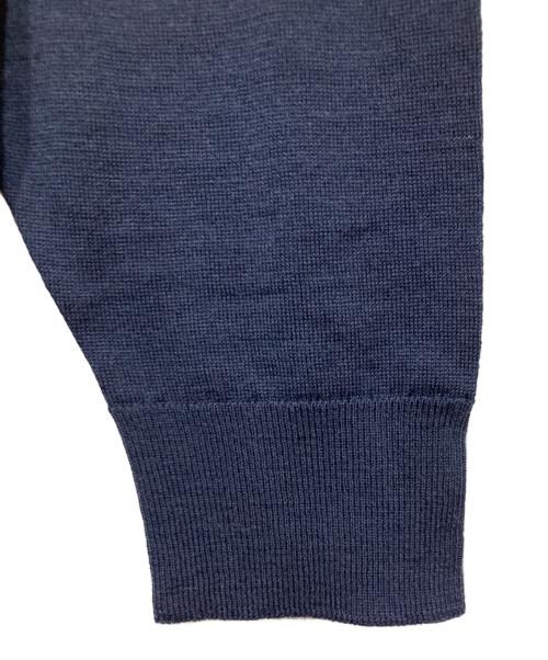 JOHN SMEDLEY（ジョンスメドレー）JOHN SMEDLEY (ジョンスメドレー) モックネックニット / KILDAY 30G MODERN FIT ネイビー サイズ:Mの古着・服飾アイテム
