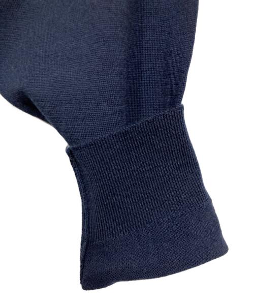 JOHN SMEDLEY（ジョンスメドレー）JOHN SMEDLEY (ジョンスメドレー) モックネックニット / KILDAY 30G MODERN FIT ネイビー サイズ:Mの古着・服飾アイテム
