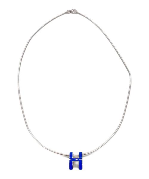 HERMES（エルメス）HERMES (エルメス) ポップアッシュHチョーカー ブルーの古着・服飾アイテム