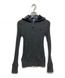 BURBERRY BLUE LABEL（バーバリー ブルー レーベル）の古着「Wジップパーカー」｜グレー