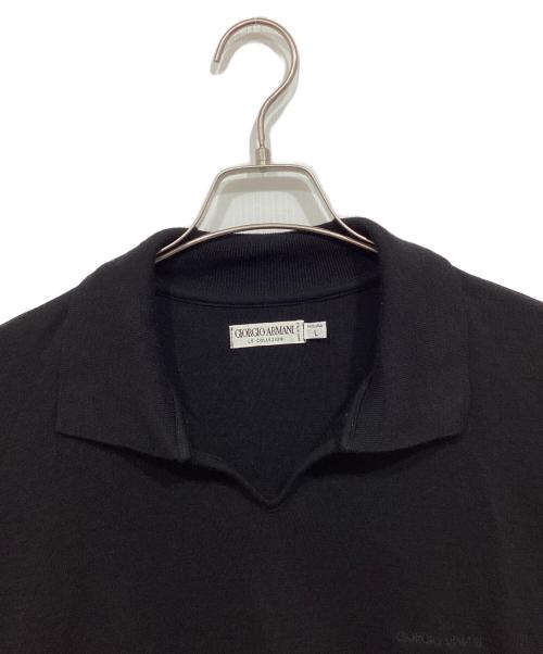 GIORGIO ARMANI（ジョルジオアルマーニ）GIORGIO ARMANI (ジョルジオアルマーニ) ニット ブラック サイズ:Lの古着・服飾アイテム