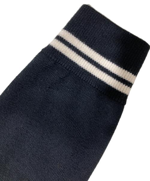 FRED PERRY（フレッドペリー）FRED PERRY (フレッドペリー) アーガイル ウールニットセーター ブラック サイズ:Ｍの古着・服飾アイテム
