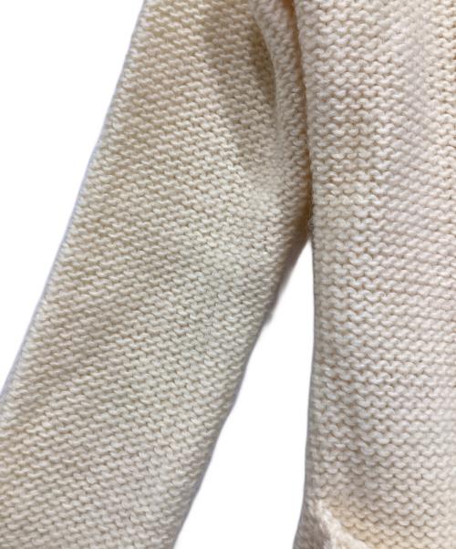 BURBERRY BLUE LABEL（バーバリー ブルー レーベル）BURBERRY BLUE LABEL (バーバリー ブルー レーベル) ニットコート アイボリー サイズ:38の古着・服飾アイテム