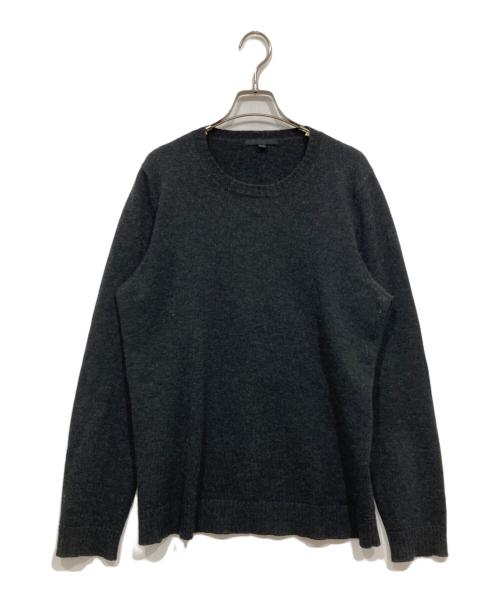 HELMUT LANG（ヘルムートラング）HELMUT LANG (ヘルムートラング) カシミヤ混ニット グレー サイズ:48の古着・服飾アイテム