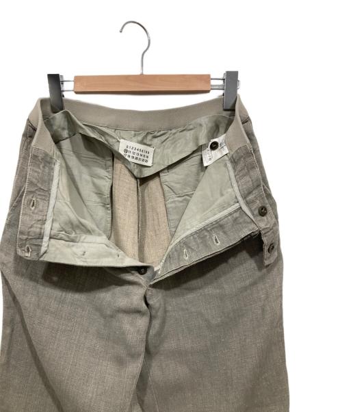 Martin Margiela 10（マルタン・マルジェラ 10）Martin Margiela 10 (マルタン・マルジェラ 10) リネンパンツ グレー サイズ:50の古着・服飾アイテム