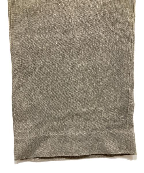 Martin Margiela 10（マルタン・マルジェラ 10）Martin Margiela 10 (マルタン・マルジェラ 10) リネンパンツ グレー サイズ:50の古着・服飾アイテム