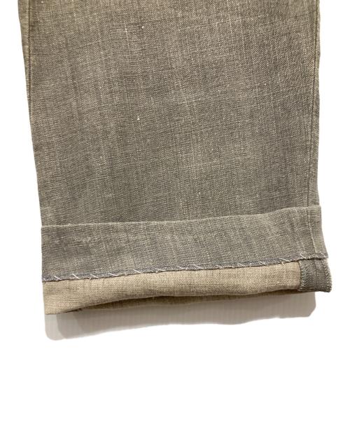 Martin Margiela 10（マルタン・マルジェラ 10）Martin Margiela 10 (マルタン・マルジェラ 10) リネンパンツ グレー サイズ:50の古着・服飾アイテム
