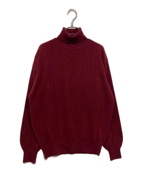 BURBERRY LONDON（バーバリーロンドン）BURBERRY LONDON (バーバリーロンドン) タートルネックニット レッド サイズ:Lの古着・服飾アイテム