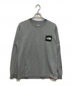 THE NORTH FACEザ ノース フェイス）の古着「ロングスリーブスリーブグラフィックティー」｜グレー