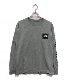 THE NORTH FACE（ザ ノース フェイス）の古着「ロングスリーブスリーブグラフィックティー」｜グレー