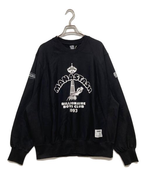 BILLIONAIRE BOYS CLUB（ビリオネアボーイズクラブ）BILLIONAIRE BOYS CLUB (ビリオネアボーイズクラブ) Manastash (マナスタッシュ) BBC MANA SWEAT ブラック サイズ:XLの古着・服飾アイテム