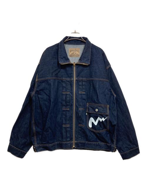 Manastash（マナスタッシュ）Manastash (マナスタッシュ) デニムジップジャケット / DENIM ZIP JACKET インディゴ サイズ:XLの古着・服飾アイテム