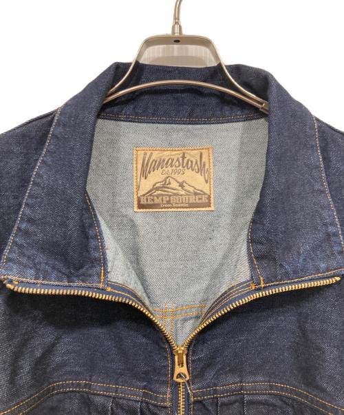 Manastash（マナスタッシュ）Manastash (マナスタッシュ) デニムジップジャケット / DENIM ZIP JACKET インディゴ サイズ:XLの古着・服飾アイテム
