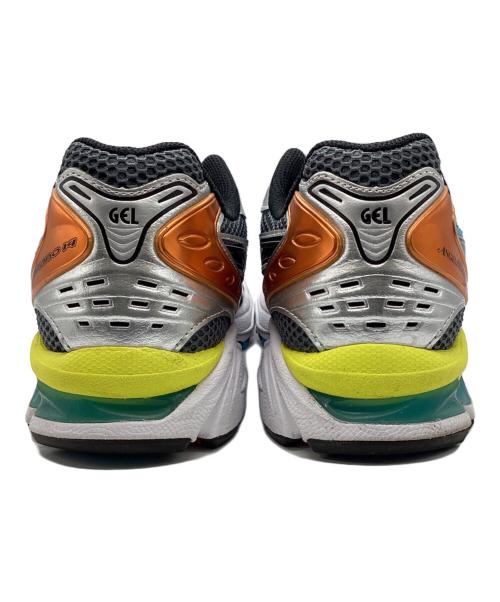 asics（アシックス）asics (アシックス) ANGELO BAQUE (アンジェロ・バク) GEL-KAYANO 14 シルバー×ブルー サイズ:27.0の古着・服飾アイテム