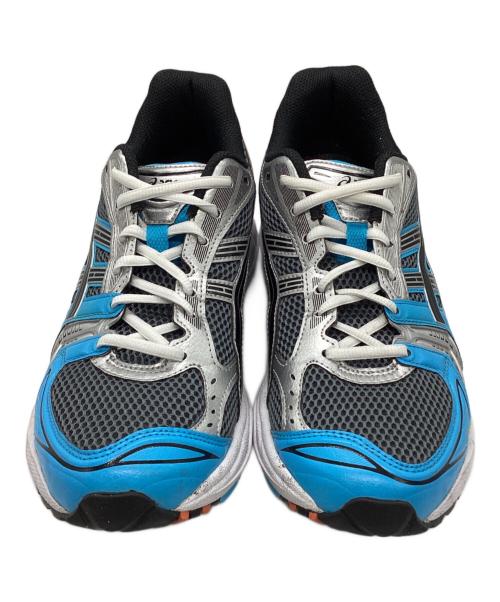 asics（アシックス）asics (アシックス) ANGELO BAQUE (アンジェロ・バク) GEL-KAYANO 14 シルバー×ブルー サイズ:27.0の古着・服飾アイテム