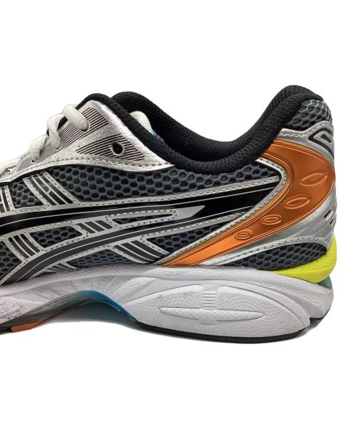 asics（アシックス）asics (アシックス) ANGELO BAQUE (アンジェロ・バク) GEL-KAYANO 14 シルバー×ブルー サイズ:27.0の古着・服飾アイテム