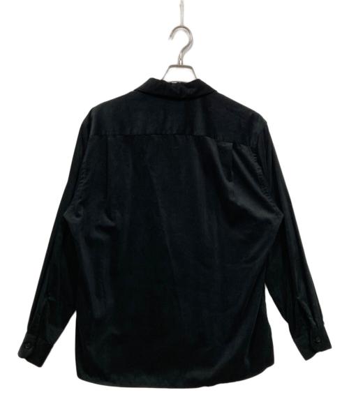 UNITED ARROWS（ユナイテッドアローズ）UNITED ARROWS (ユナイテッドアローズ) コーデュロイオープンカラーシャツ ブラック サイズ:Mの古着・服飾アイテム