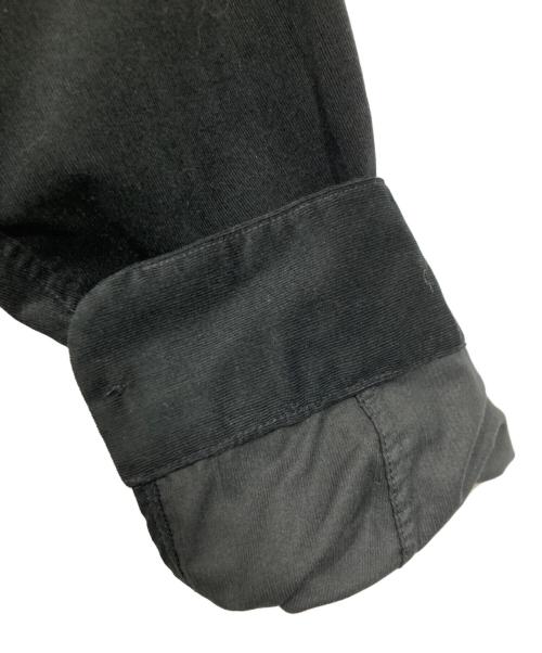 UNITED ARROWS（ユナイテッドアローズ）UNITED ARROWS (ユナイテッドアローズ) コーデュロイオープンカラーシャツ ブラック サイズ:Mの古着・服飾アイテム