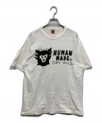 HUMAN MADEヒューマンメイド）の古着「プリントTシャツ」｜ホワイト