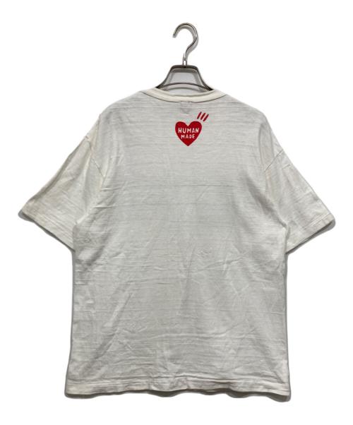 HUMAN MADE（ヒューマンメイド）HUMAN MADE (ヒューマンメイド) プリントTシャツ ホワイト サイズ:LARGEの古着・服飾アイテム