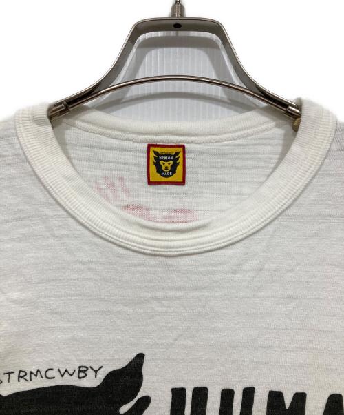 HUMAN MADE（ヒューマンメイド）HUMAN MADE (ヒューマンメイド) プリントTシャツ ホワイト サイズ:LARGEの古着・服飾アイテム