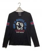 Andy Warhol by HYSTERIC GLAMOURアンディーウォーホルバイヒステリックグラマー）の古着「ロングスリーブカットソー」｜ブラック