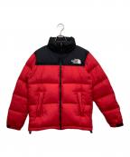 THE NORTH FACEザ ノース フェイス）の古着「ダウンジャケット / NUPTSE JACKET」｜レッド×ブラック