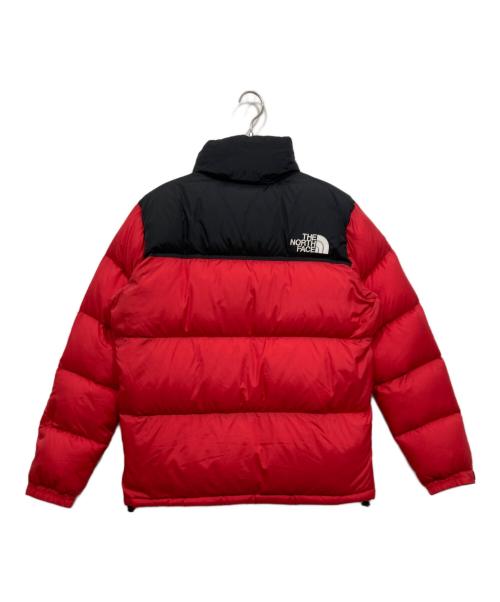 THE NORTH FACE（ザ ノース フェイス）THE NORTH FACE (ザ ノース フェイス) ダウンジャケット / NUPTSE JACKET レッド×ブラック サイズ:Lの古着・服飾アイテム
