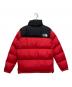 THE NORTH FACE (ザ ノース フェイス) ダウンジャケット / NUPTSE JACKET レッド×ブラック サイズ:L：15000円