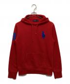 POLO RALPH LAURENポロ・ラルフローレン）の古着「プルオーバーパーカー」｜レッド