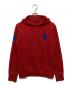 POLO RALPH LAUREN（ポロ・ラルフローレン）の古着「プルオーバーパーカー」｜レッド