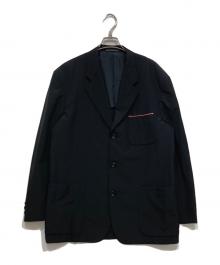 COMME des GARCONS HOMME（コムデギャルソン オム）の古着「3Bテーラードジャケット」｜ブラック