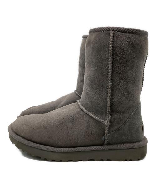 UGG（アグ）UGG (アグ) クラシックショート/ムートンブーツ ブラック サイズ:24㎝の古着・服飾アイテム