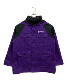&ellecy（アンドエルシー）の古着「フーデットワークジャケット」｜パープル