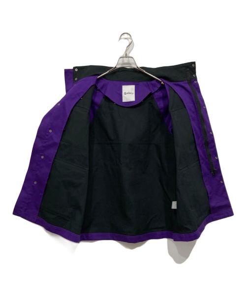 &ellecy（アンドエルシー）&ELLECY (アンドエルシー) フーデットワークジャケット パープル サイズ:Mの古着・服飾アイテム