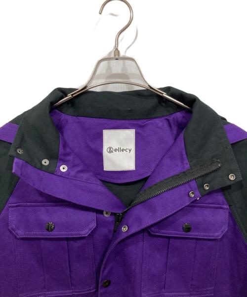 &ellecy（アンドエルシー）&ELLECY (アンドエルシー) フーデットワークジャケット パープル サイズ:Mの古着・服飾アイテム