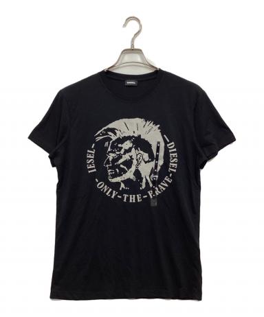 【専用】ディーゼル★転写プリントTシャツ他1点 中古・古着通販】DIESEL (ディーゼル) プリントTシャツ ブラック