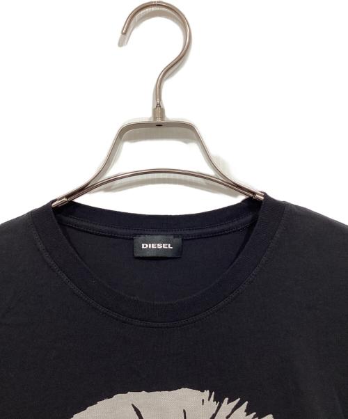 DIESEL（ディーゼル）DIESEL (ディーゼル) プリントTシャツ ブラック サイズ:M 未使用品の古着・服飾アイテム