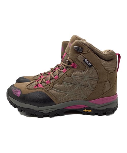 THE NORTH FACE（ザ ノース フェイス）THE NORTH FACE (ザ ノース フェイス) W Storm Mid WP/トレッキングシューズ ベージュ サイズ:24.5の古着・服飾アイテム