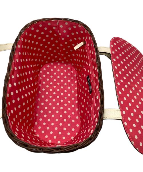 Kate Spade（ケイトスペード）Kate Spade (ケイトスペード) カゴバッグ ブラウンの古着・服飾アイテム