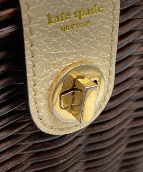 Kate Spade（ケイトスペード）Kate Spade (ケイトスペード) カゴバッグ ブラウンの古着・服飾アイテム