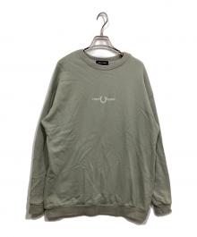 FRED PERRY（フレッドペリー）の古着「クルーネックスウェット」｜ブルー
