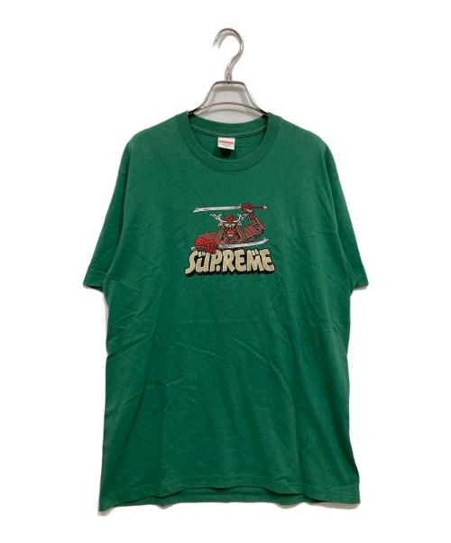 SUPREME（シュプリーム）SUPREME (シュプリーム) プリントTシャツ / samurai tee グリーン サイズ:Mの古着・服飾アイテム